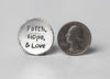 Personalized Stamped Pewter Pocket Coin