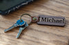 Personalized Wood Name Keychain