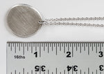 Personalized Handwriting Pewter Pendant Necklace