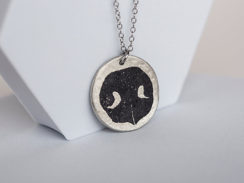 Personalized Pet Nose Print Pendant Necklace